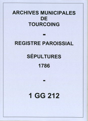 TOURCOING / S [1786 - 1786]