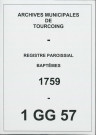 TOURCOING / B [1759 - 1759]