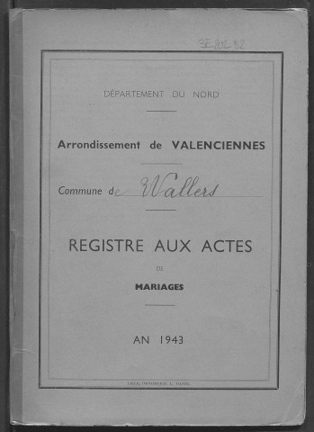 WALLERS / M [1943 - 1943]