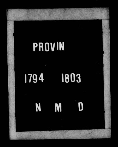 PROVIN / NMD [1793-1823]