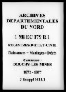 DOUCHY-LES-MINES / NMD, Ta [1872-1877]