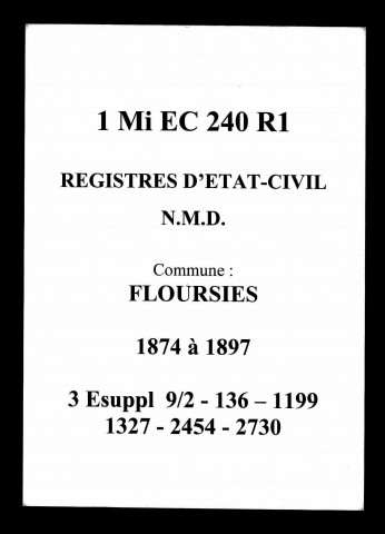 FLOURSIES / NMD [1874-1897]