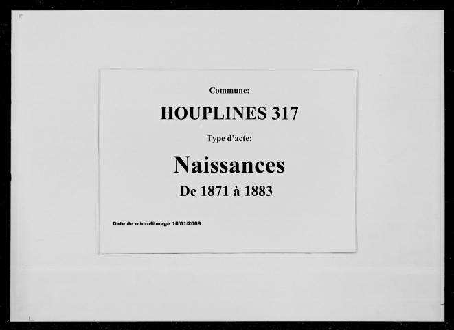 HOUPLINES / N [1871-1883]
