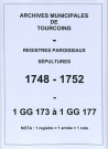 TOURCOING / S [1748 - 1748]