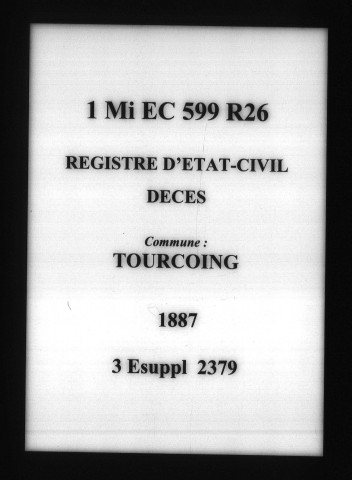 TOURCOING / D, Ta [1887-1887]