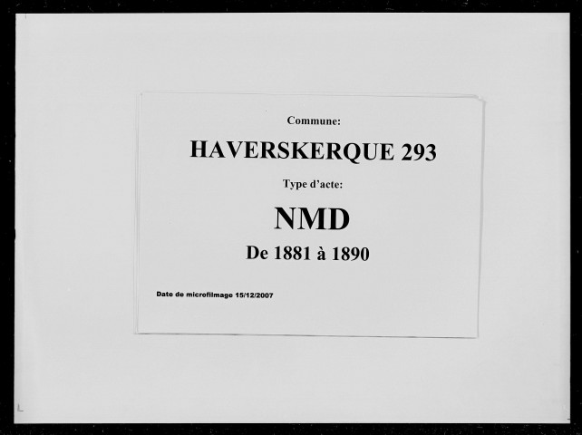 HAVERSKERQUE / NMD [1881-1890]