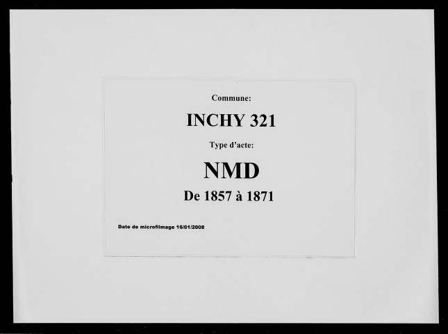 INCHY / NMD [1857-1871]
