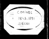COMINES / D [1843-1851]