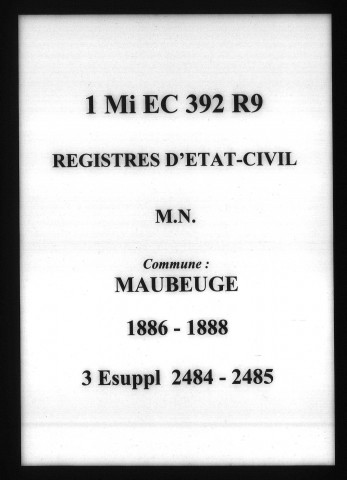 MAUBEUGE / N (1886-1887), M (1887-1888) [1886-1888]