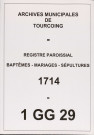 TOURCOING / B [1714 - 1714]