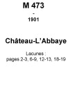 CHATEAU-L'ABBAYE