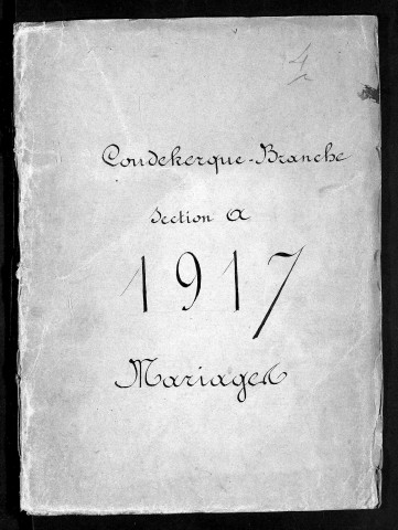COUDEKERQUE-BRANCHE - Section D et C / M [1917 - 1917]