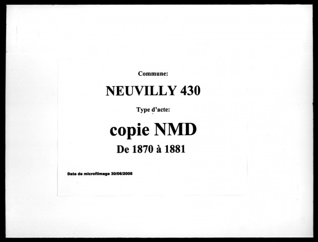 NEUVILLY / NMD (copie) [1870-1881]