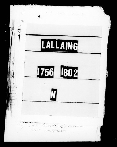 LALLAING / N [1756-1802]