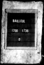 BAILLEUL / S [1700-1736]