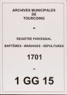 TOURCOING / B [1701 - 1701]