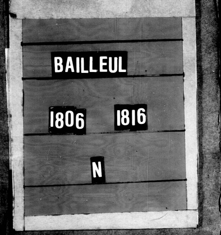 BAILLEUL / N [1806-1816]