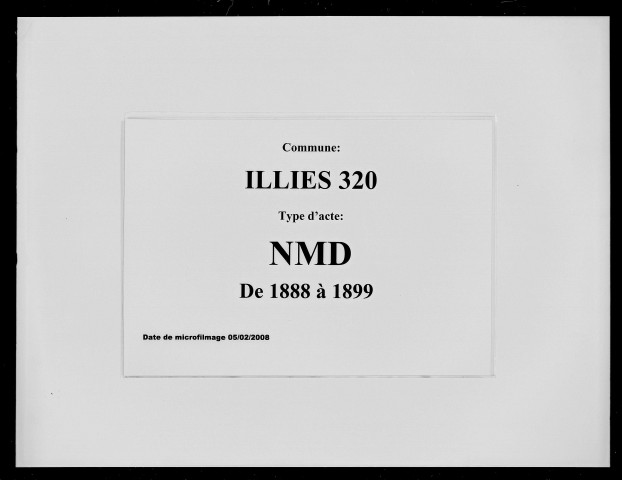ILLIES / NMD [1888-1899]