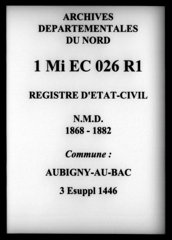 AUBIGNY-AU-BAC / NMD, Ta [1868-1882]