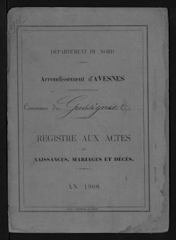 GUSSIGNIES / NMD [1908 - 1908]