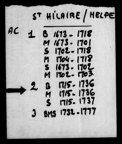 SAINT-HILAIRE-SUR-HELPE / BMS [1715-1792]