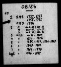 OBIES / BMS [1737-1764]