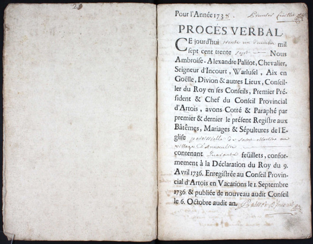 ANNOEULLIN / BMS [1738 - 1738]
