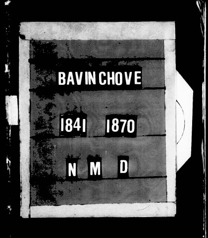 BAVINCHOVE / NMD [1841-1870]