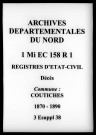 COUTICHES / D, Ta [1870-1890]