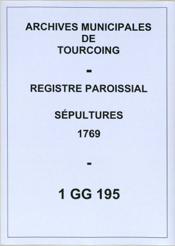 TOURCOING / S [1769 - 1769]