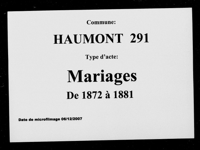 HAUTMONT / M [1872-1881]