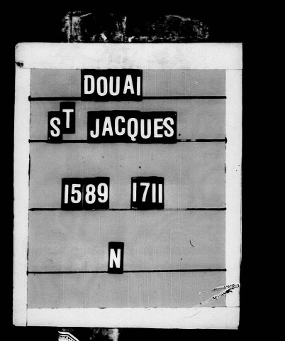 DOUAI (ST JACQUES) / B [1589-1711]