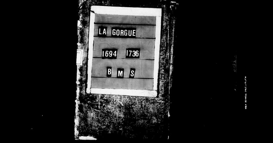 LA GORGUE / BMS [1694-1751]
