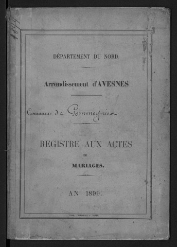 GOMMEGNIES / M [1899 - 1899]