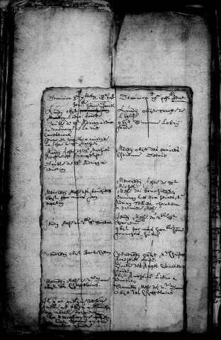 CAMBRAI (ST MARTIN) / Notes, BMS [1655-1656]