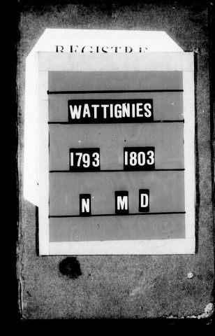 WATTIGNIES / NMD [1793-1822]