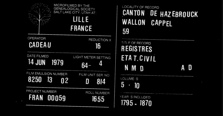 WALLON-CAPPEL / NMD [1795-1862]