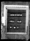 HONDEGHEM / NMD [1805-1826]