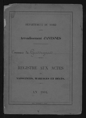 GUSSIGNIES / NMD [1904 - 1904]