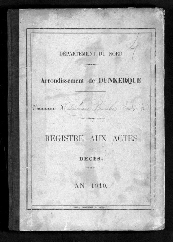 COUDEKERQUE-BRANCHE - Section A / D [1910 - 1910]