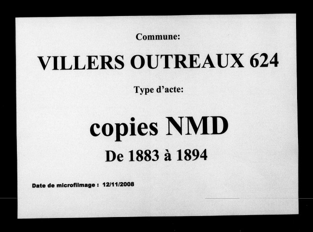 VILLERS-OUTREAUX / NMD (copie), Ta [1883-1894]