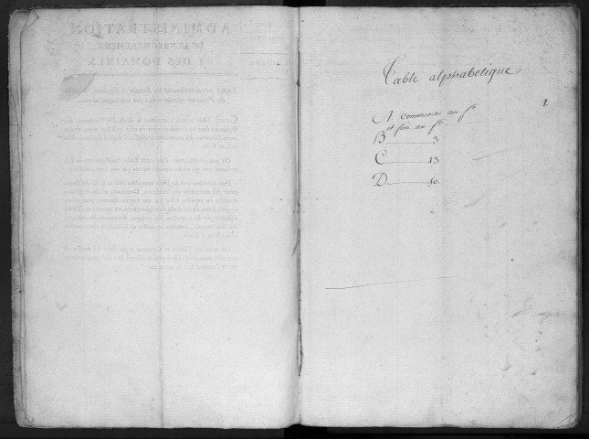 TOURCOING / 3Q - 528 / 3 [1806 - 1809] Lettres A-D