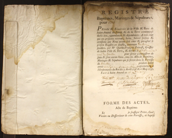 BRUILLE-SAINT-AMAND / BMS [1776 - 1776]