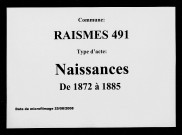 RAISMES / N [1872-1885]