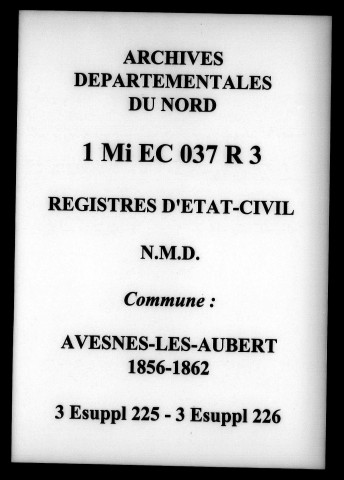 AVESNES-LES-AUBERT / NMD, Ta [1856-1862]