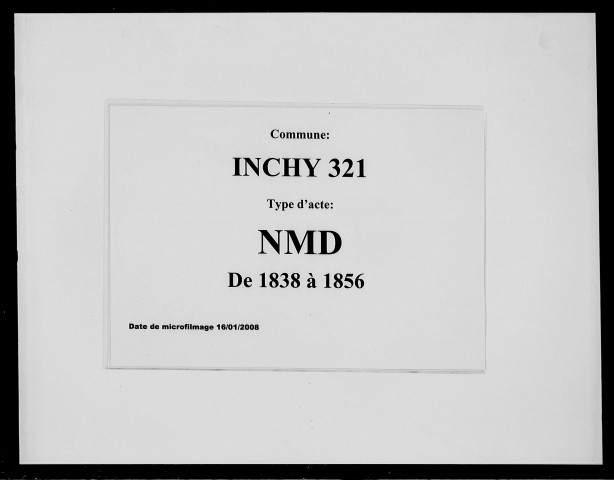 INCHY / NMD [1838-1856]
