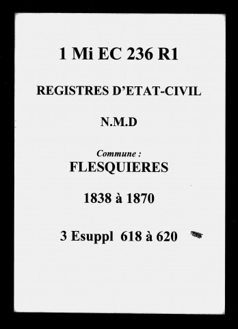 FLESQUIERES / NMD [1838-1870]