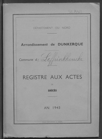 LEFFRINCKOUCKE / D [1943 - 1943]