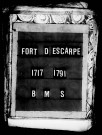 DOUAI (FORT DE LA SCARPE) / BMS [1717-1791]