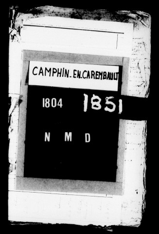 CAMPHIN-EN-CAREMBAULT / NMD [1817-1851]